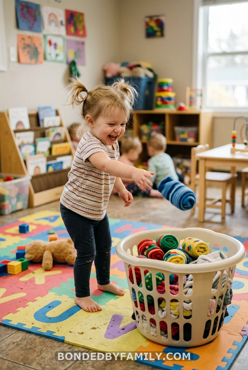 Sock Ball Basket Toss