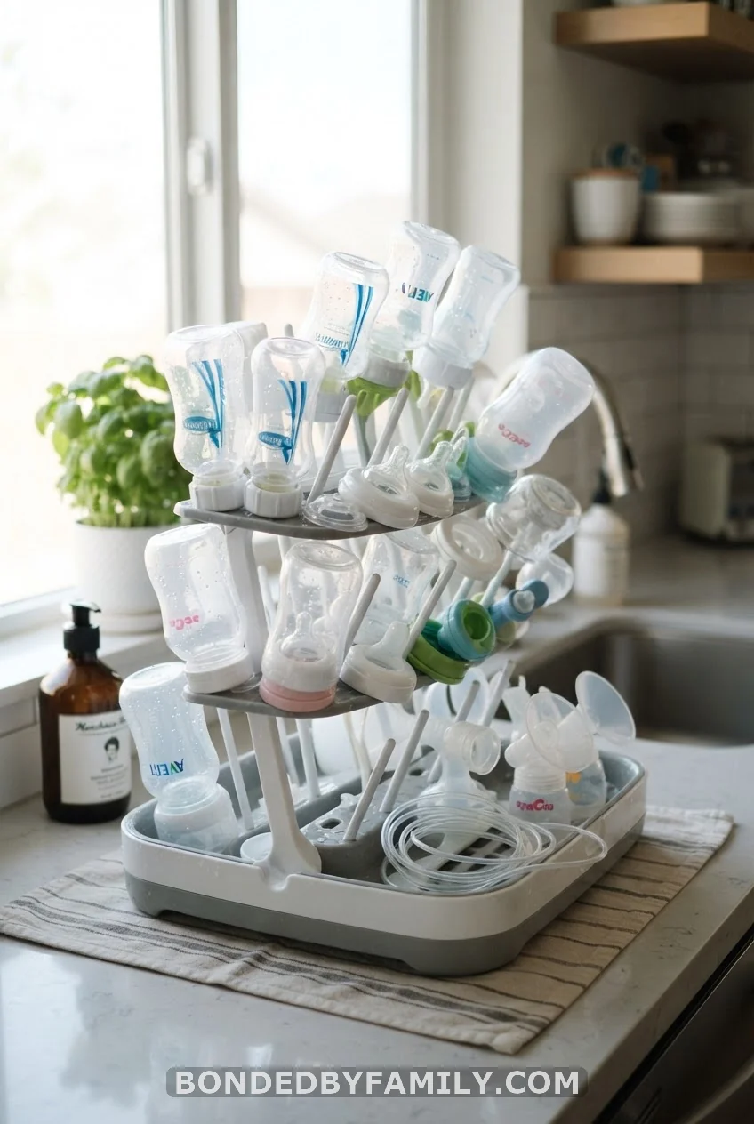Oversized Bottle Drying Rack