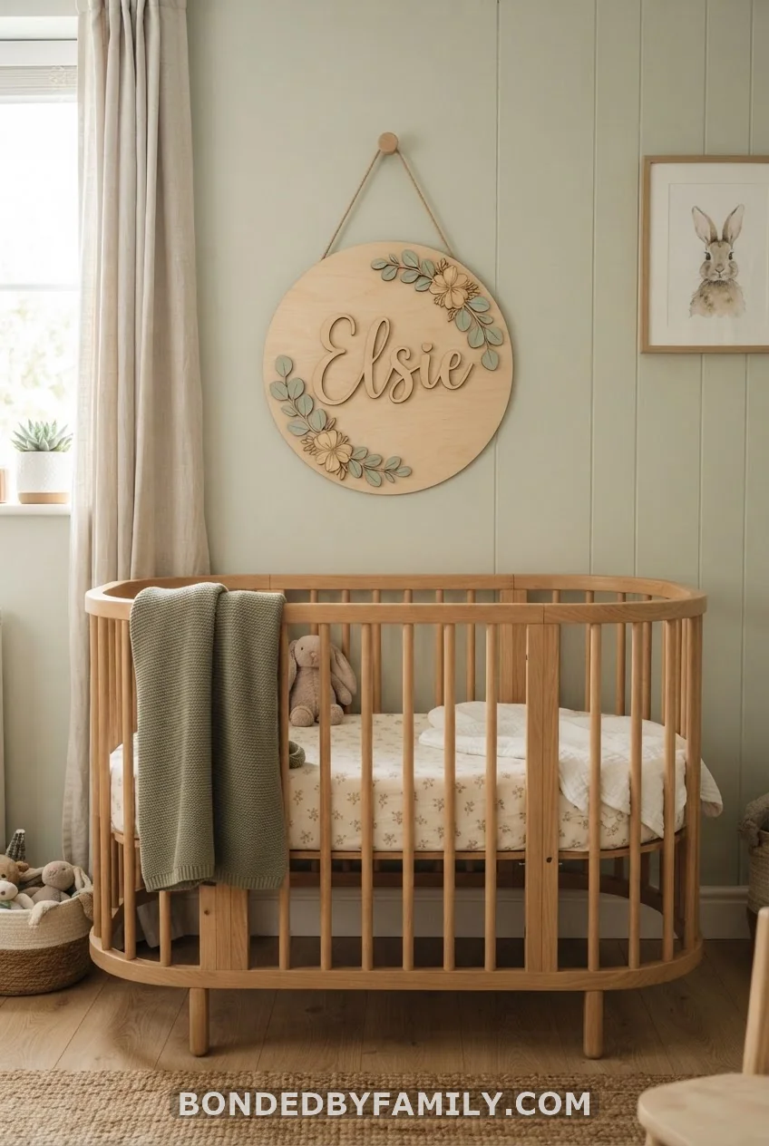 A Custom Nursery Name Sign