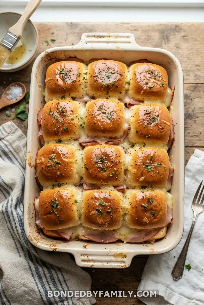 Pooh's Honey Ham Sliders