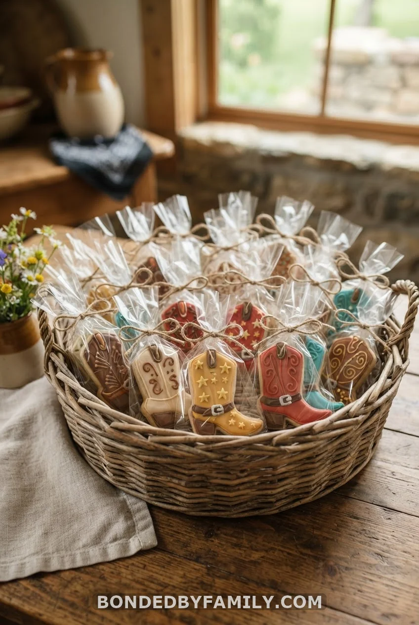 Cowboy Boot Cookie Cutout Favors