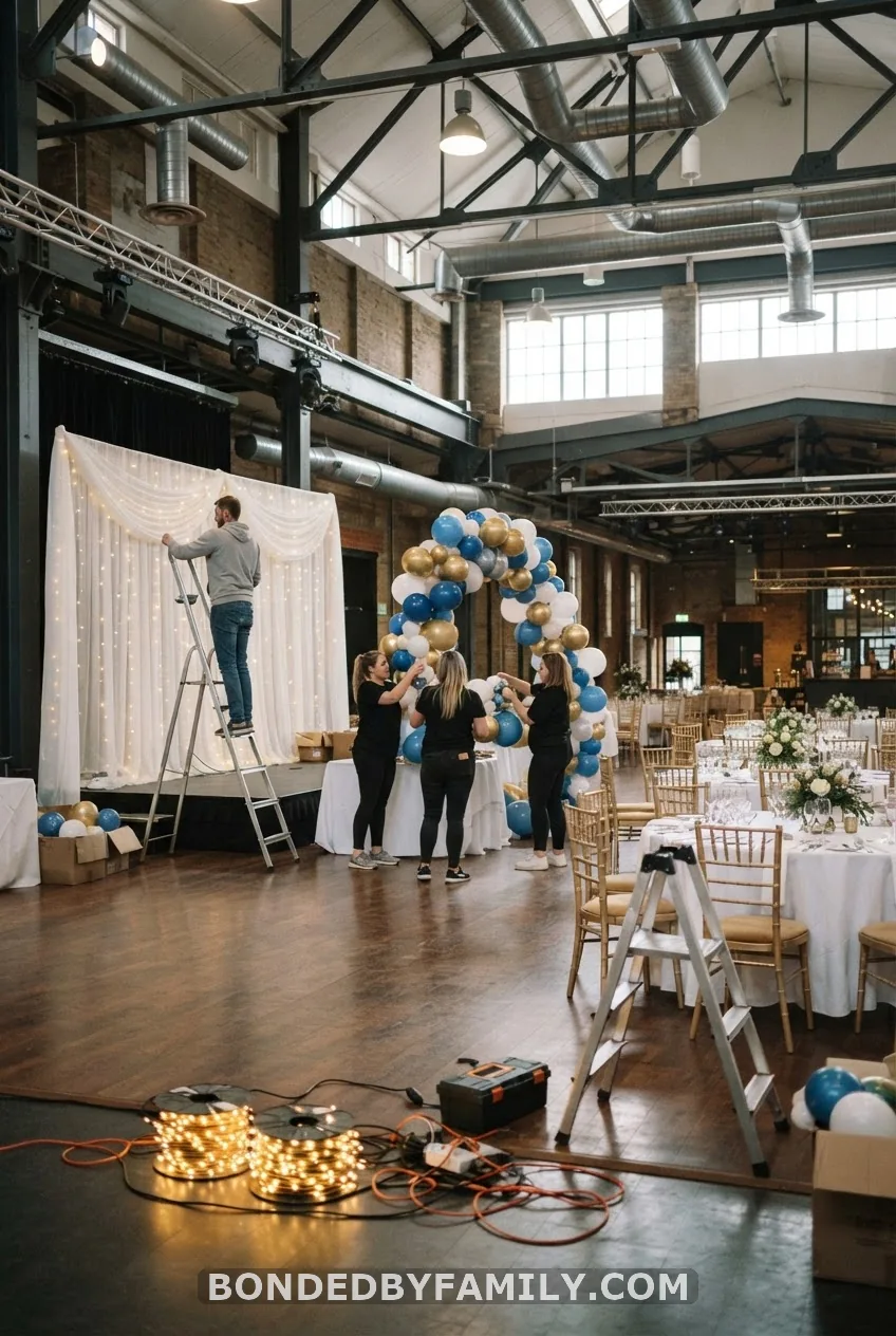 Decorating a Rented Function Hall