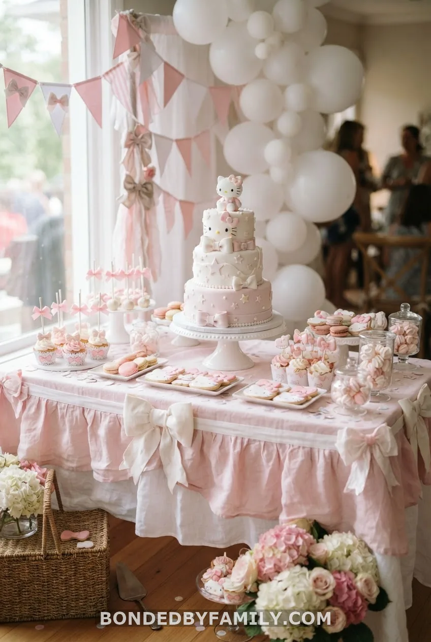 Hello Kitty in Pink and White
