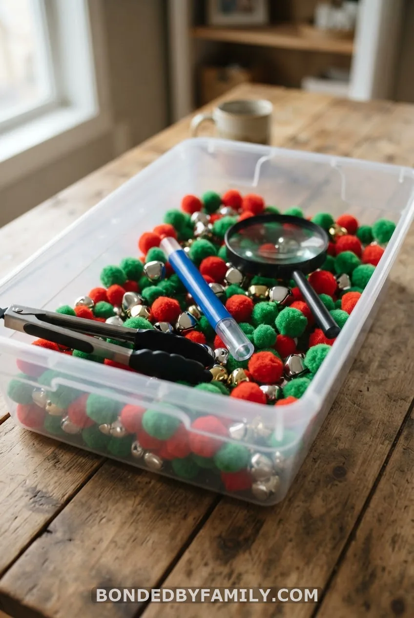 Jingle Bell Sensory Bin