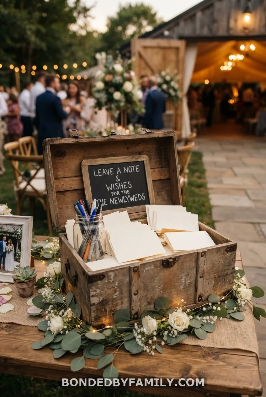 Toy Chest Guestbook Station
