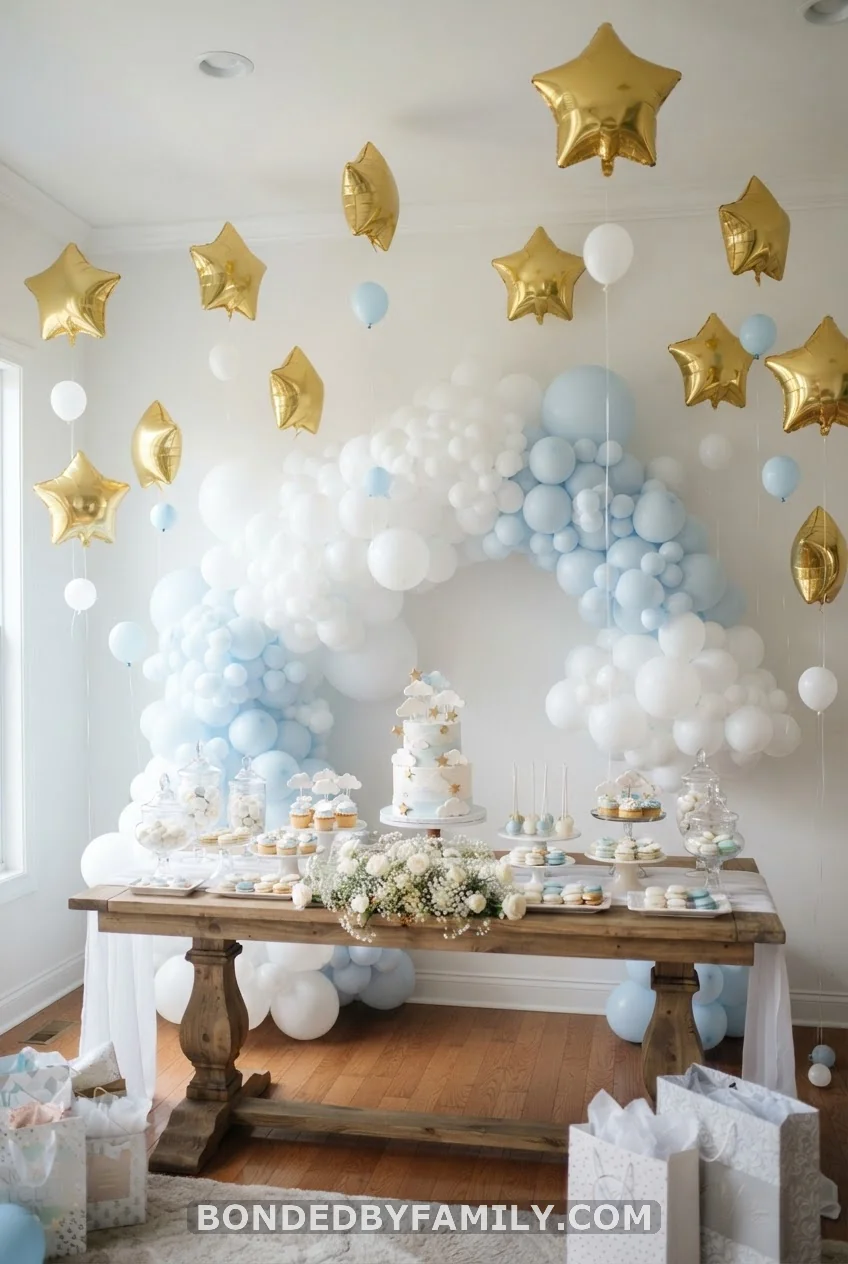 Cloud-Shaped Balloon Backdrop