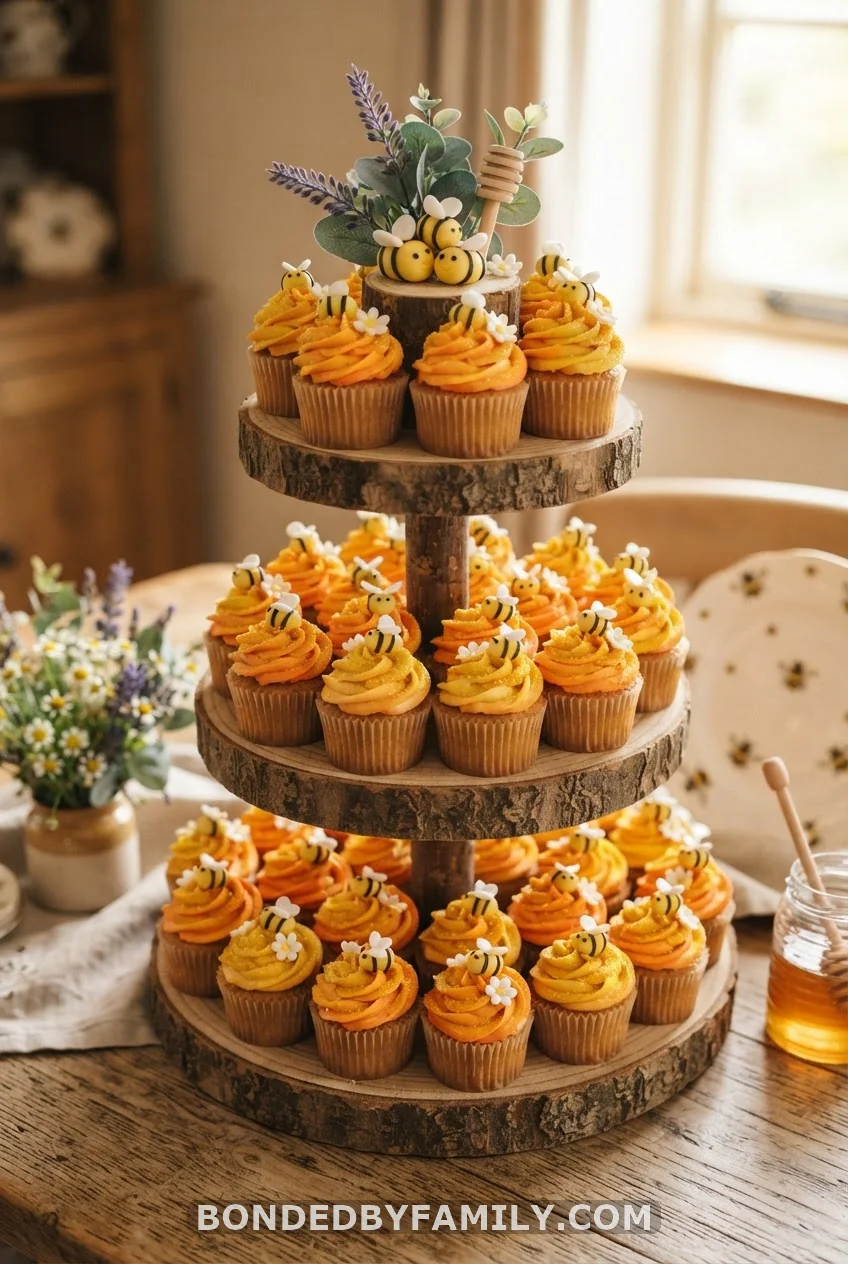 Beehive Cupcake Tower