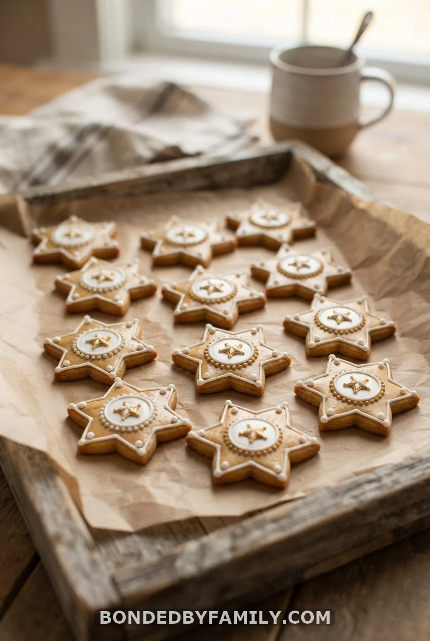 Sheriff Badge Cookie Favors
