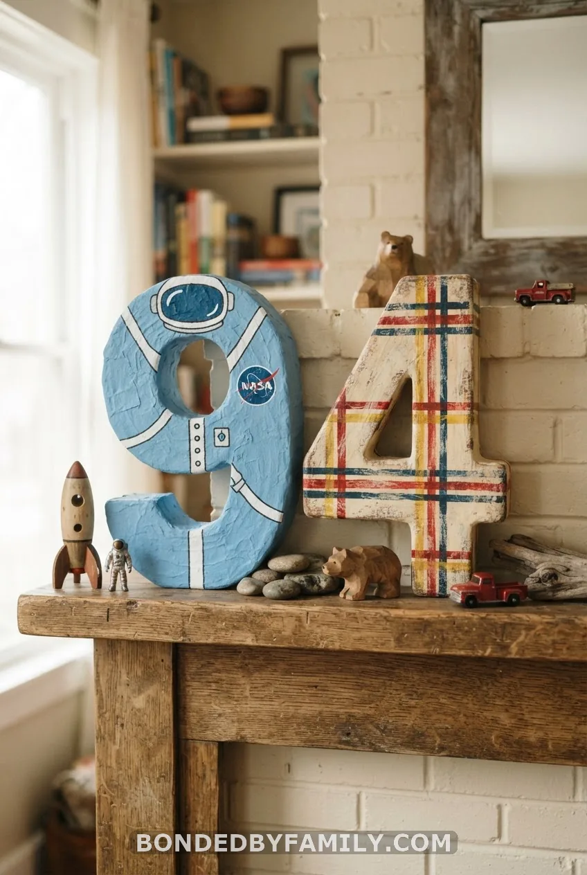 Turn Age Numbers Into Character-Painted Letters