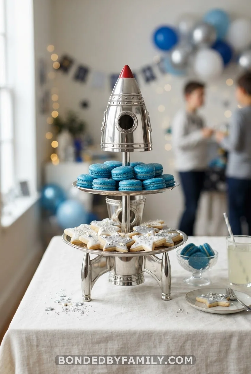 Rocket Ship Dessert Stand