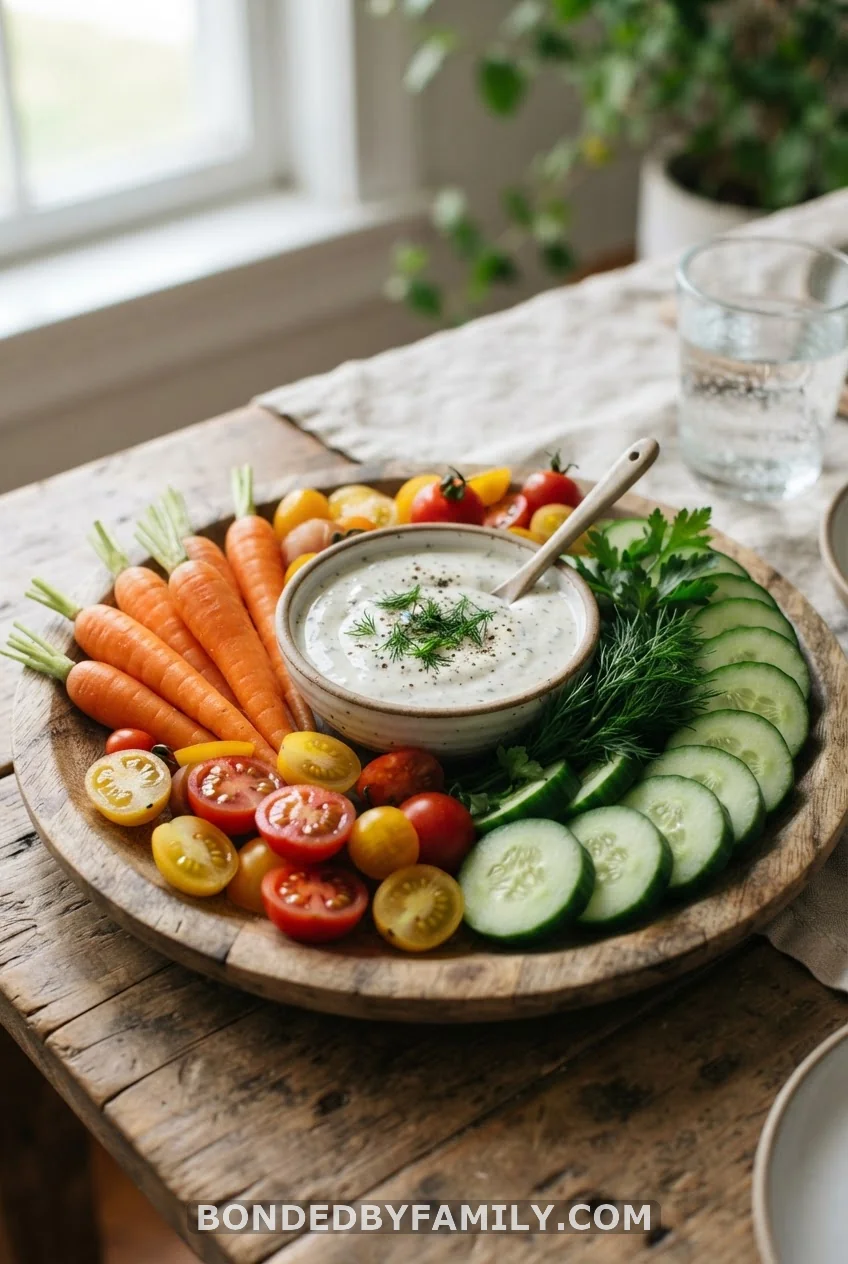 Rabbit's Garden Veggie Platter