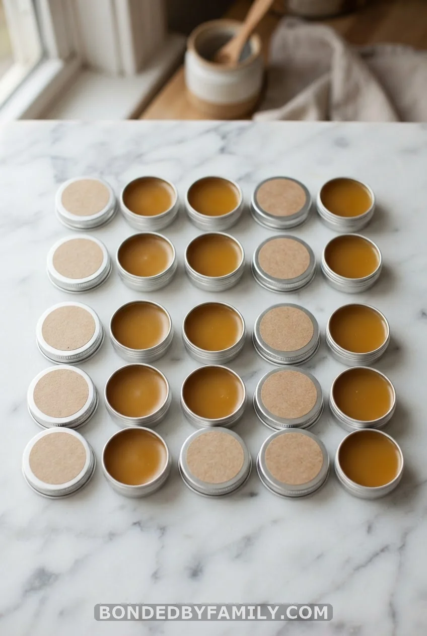Honey-Infused Lip Balm Tins