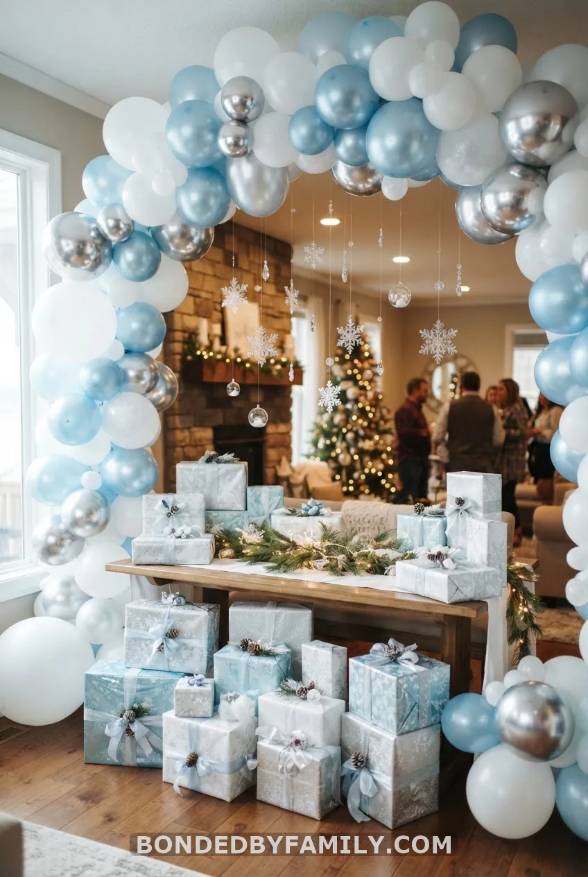 Snowflake Balloon Arch