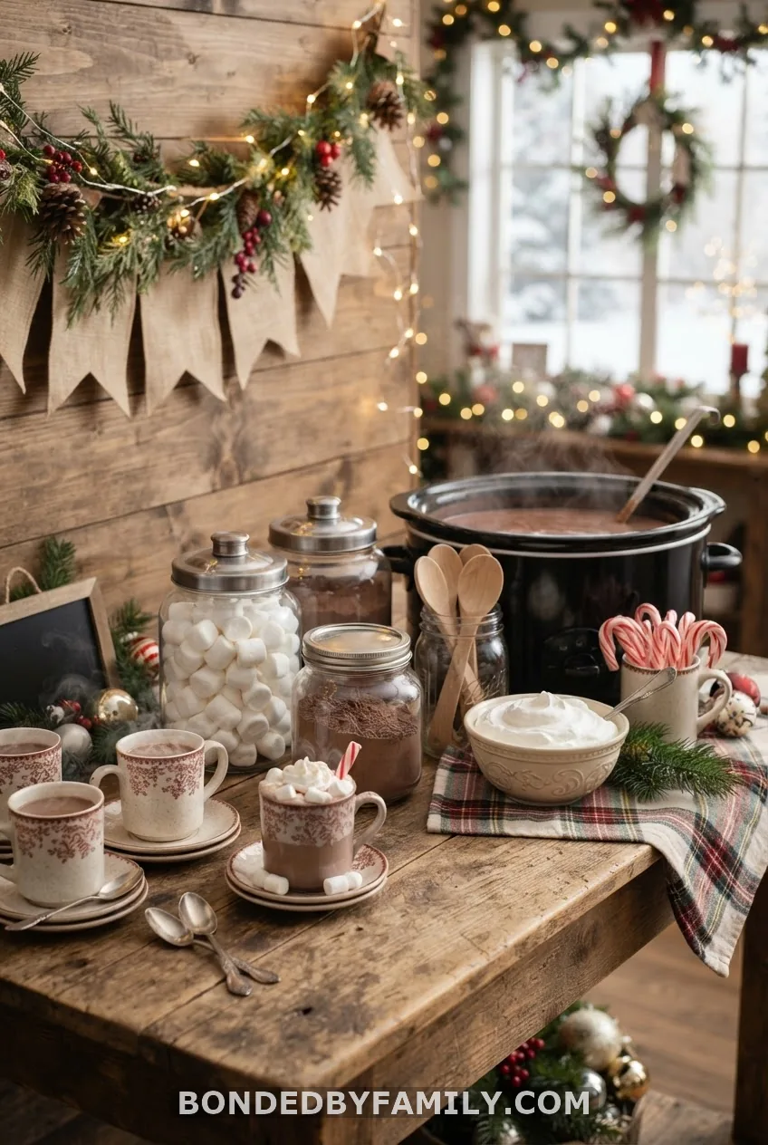 Build a Hot Cocoa Bar That Doubles as the Centerpiece