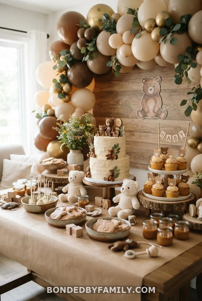 Teddy Bear Boy Baby Shower