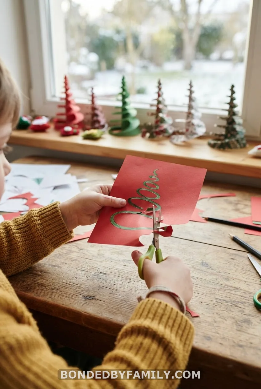 Spiral Christmas Tree Cut & Fold
