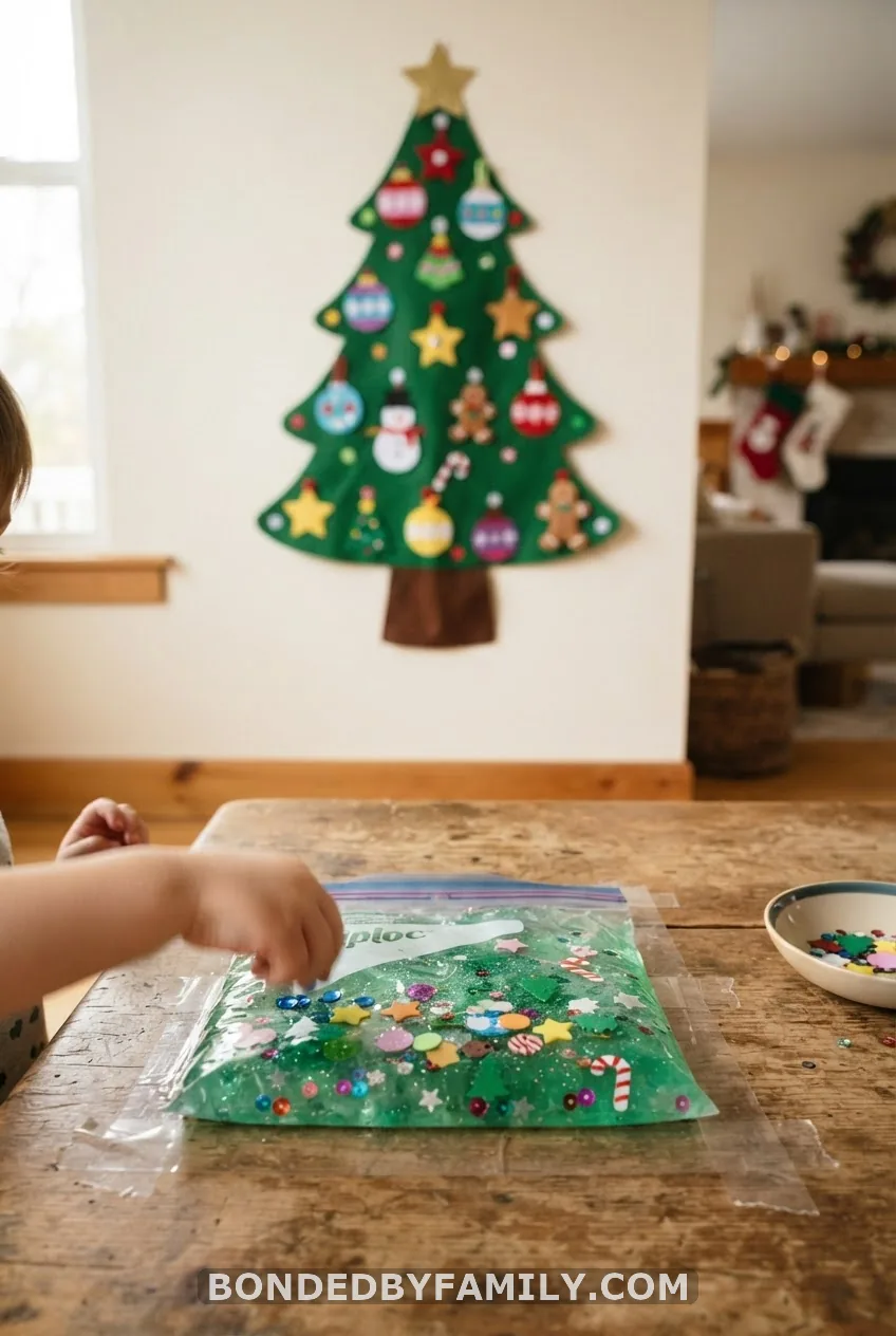 The Tree Two Ways: Sensory Bag and Felt Tree