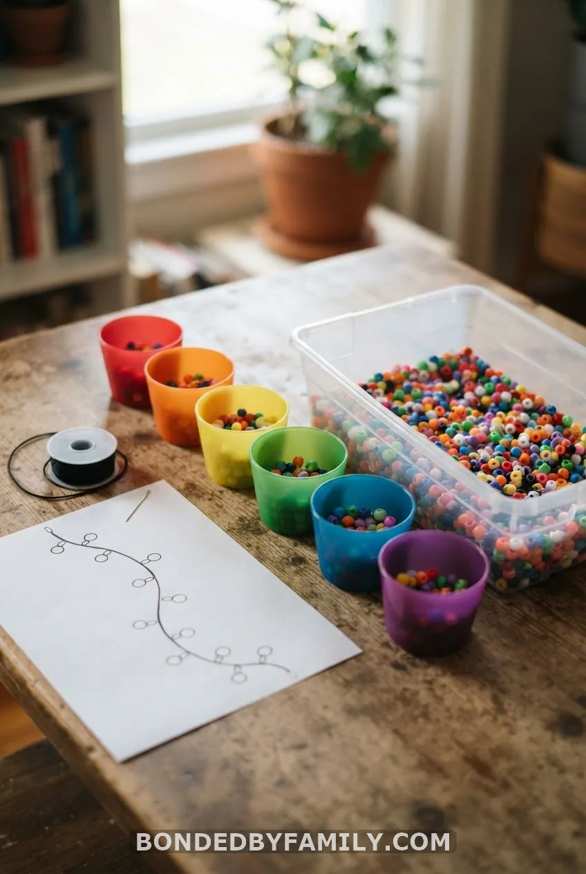 Christmas Lights Color Sort Bin (Ages 3 to 6)