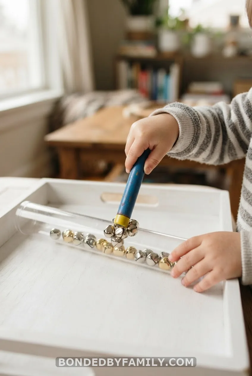 Christmas Magnetic Tubes STEM Bin