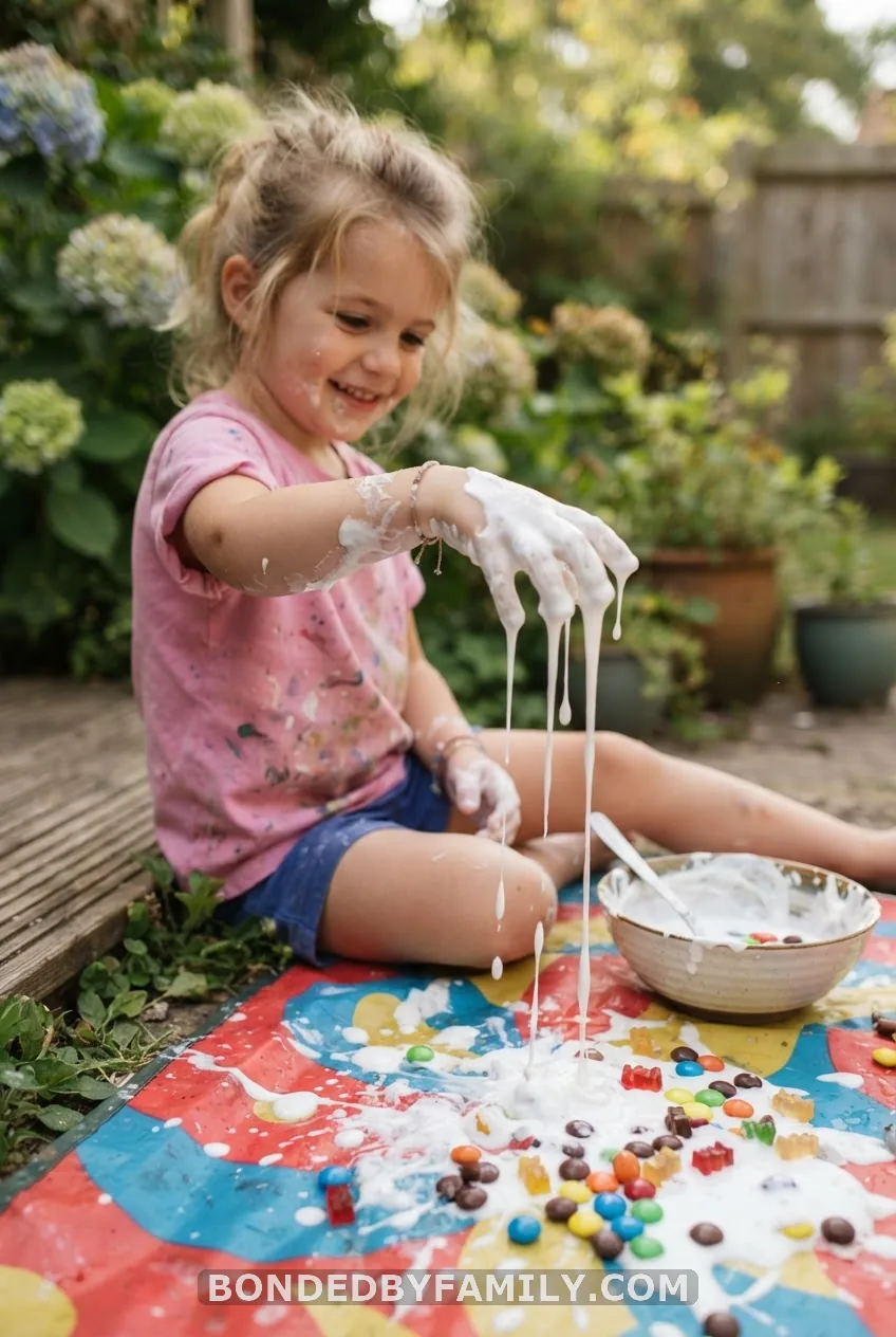 Peppermint Oobleck Sensory Bin