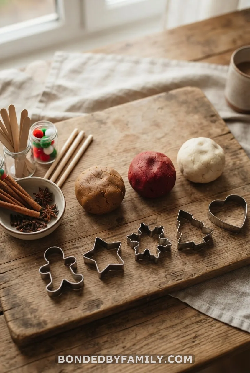 Christmas Playdough Invitation with Spice Scents