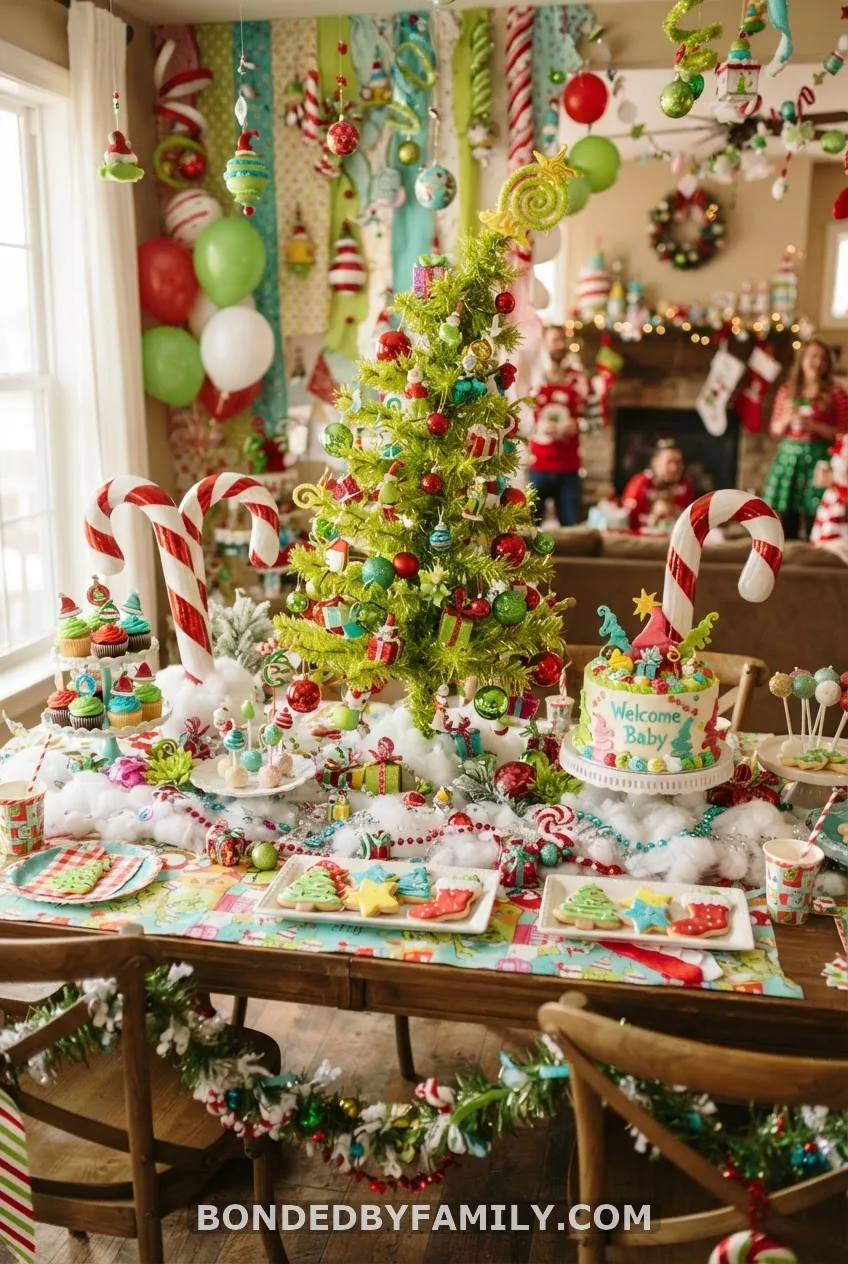 Grinch / Whoville Shower: "A Little Who Is Due"