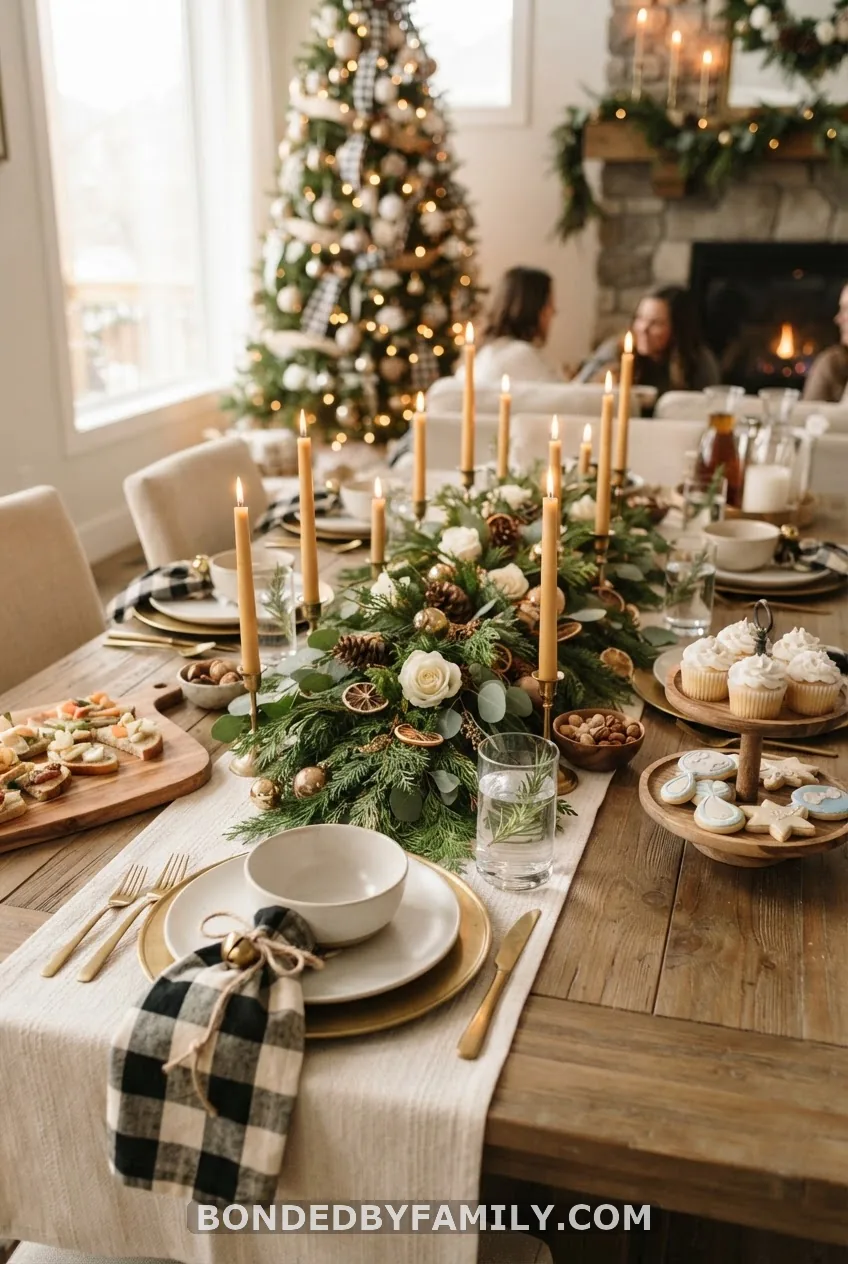 Gender-Neutral Christmas Shower: Evergreen & White