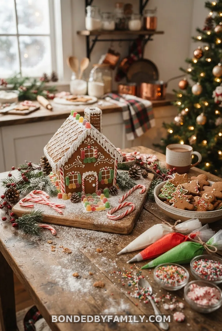 Gingerbread & Candy Cane Sweet Shop