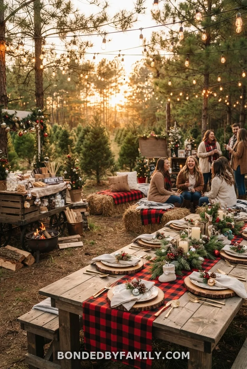 Christmas Tree Farm / Buffalo Plaid Lumberjack Shower