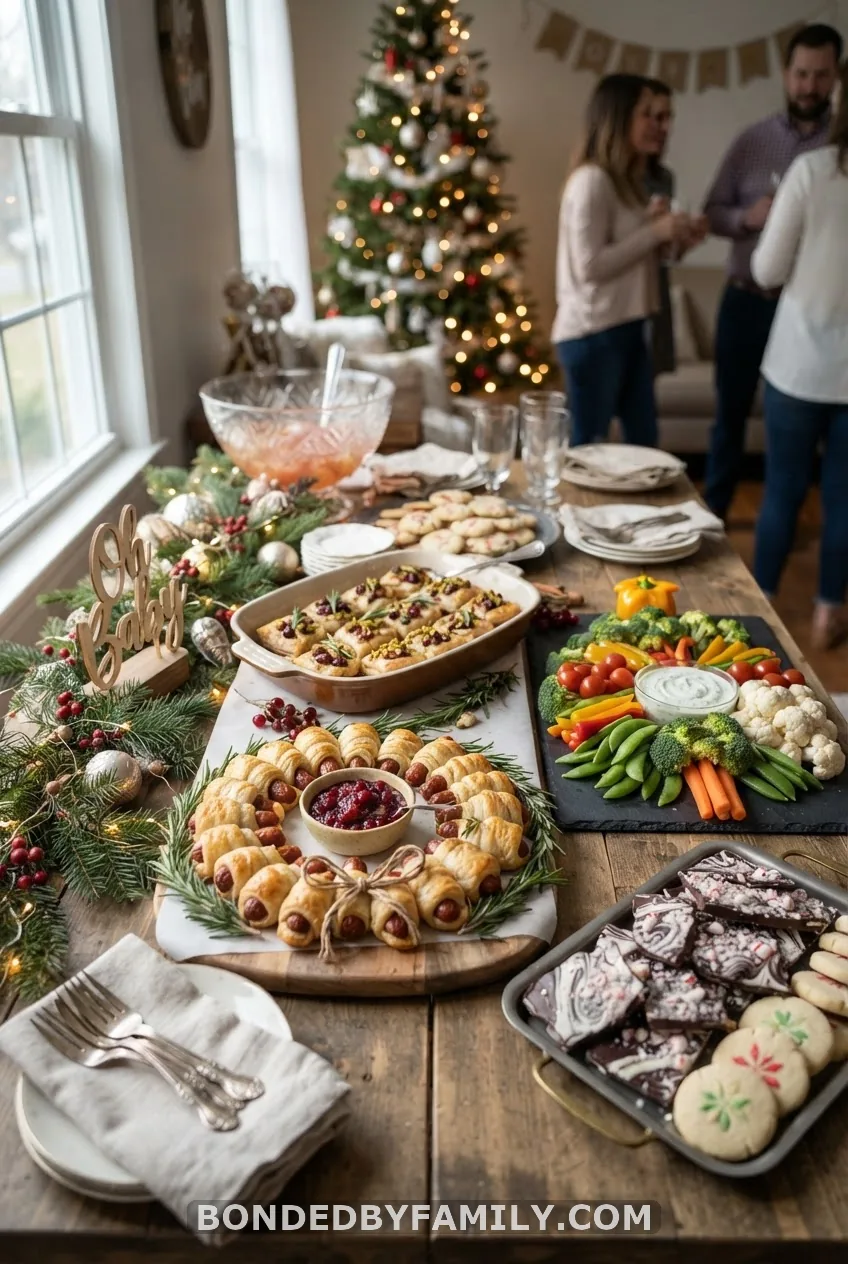 Christmas Themed Baby Shower Food Ideas (The Full Menu)