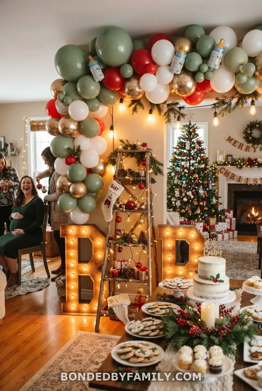 Christmas Baby Shower Decorations You Can DIY or Buy