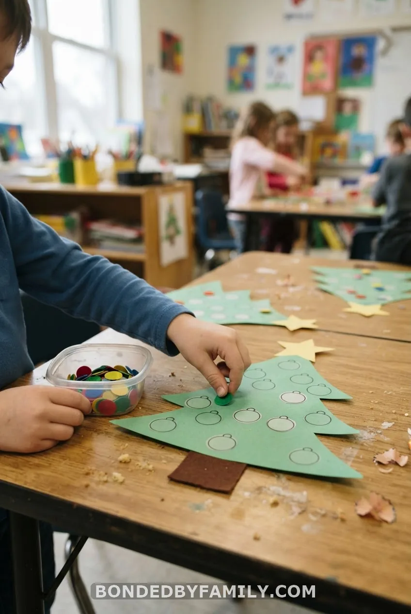 Christmas Tree Letter Matching Bin (Free Printable)