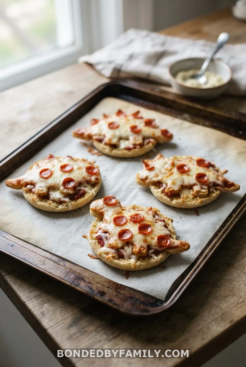 English Muffin Dino Pizzas