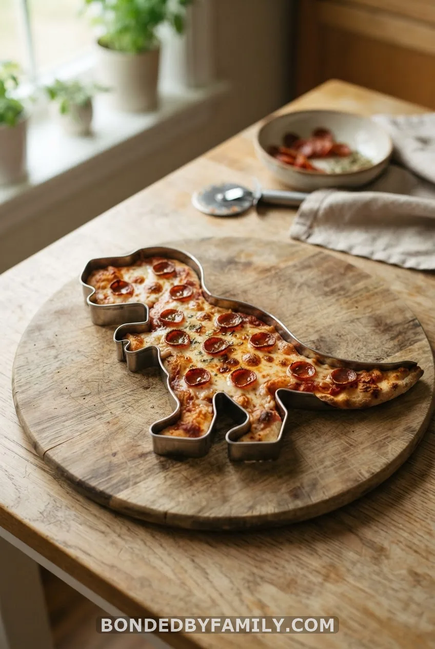 Dino Cookie-Cutter Pizza
