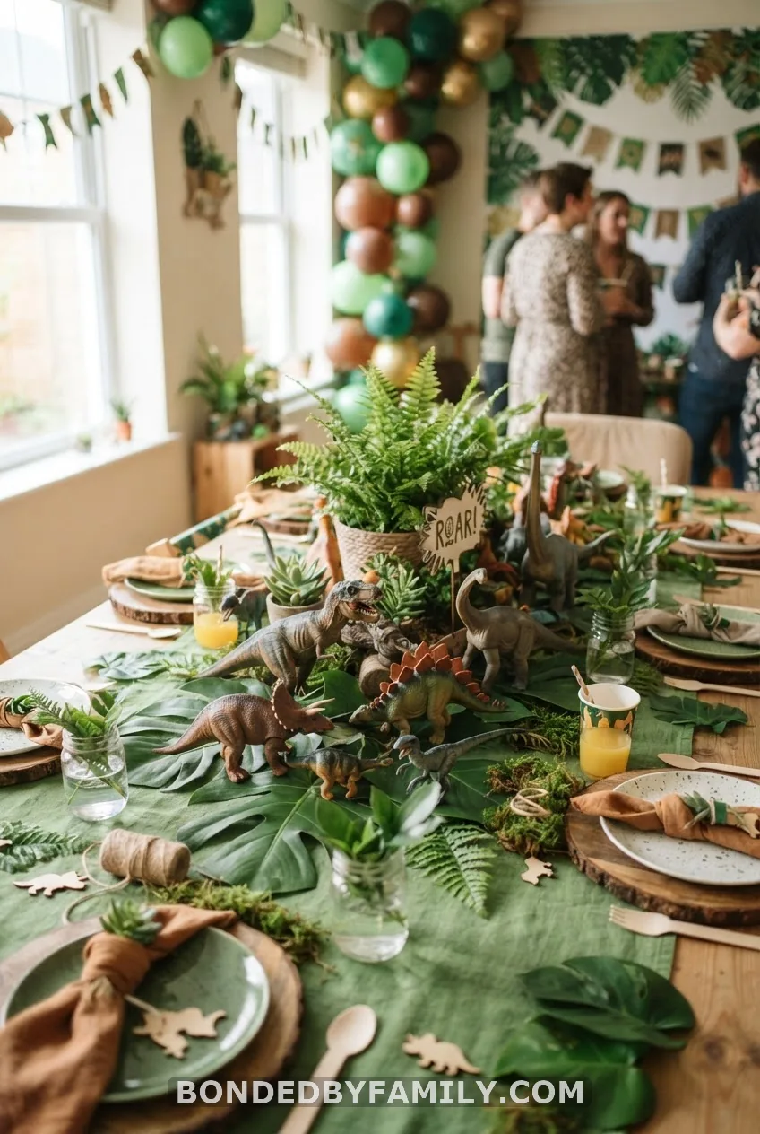 Jungle-Greenery Tablescape Using Stuff You Own