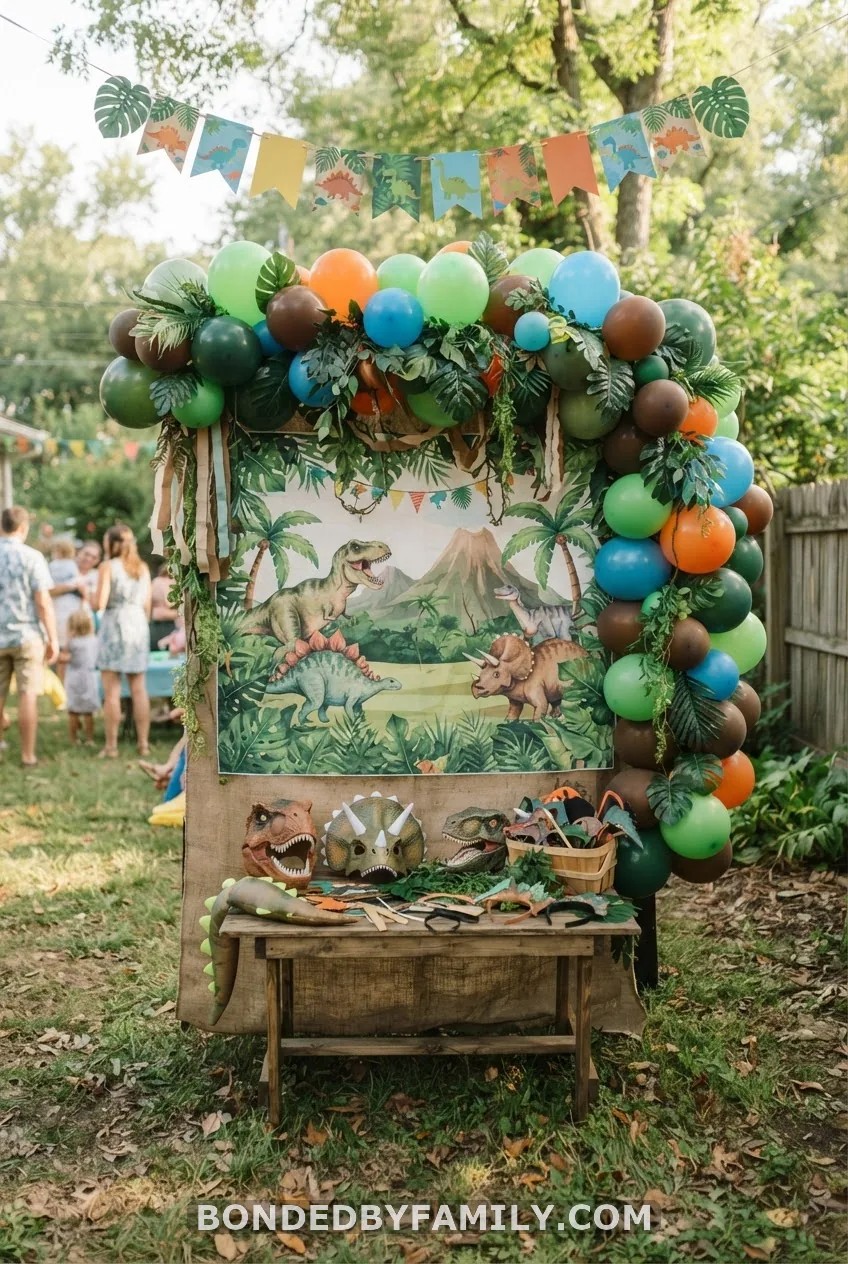 DIY Dinosaur Photo Area