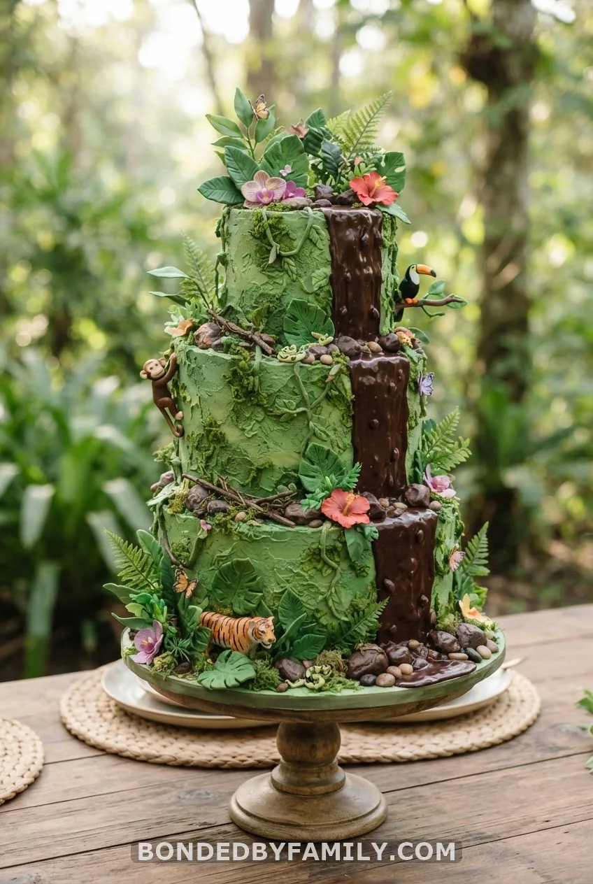 Waterfall-Cliff Two-Tier Illusion