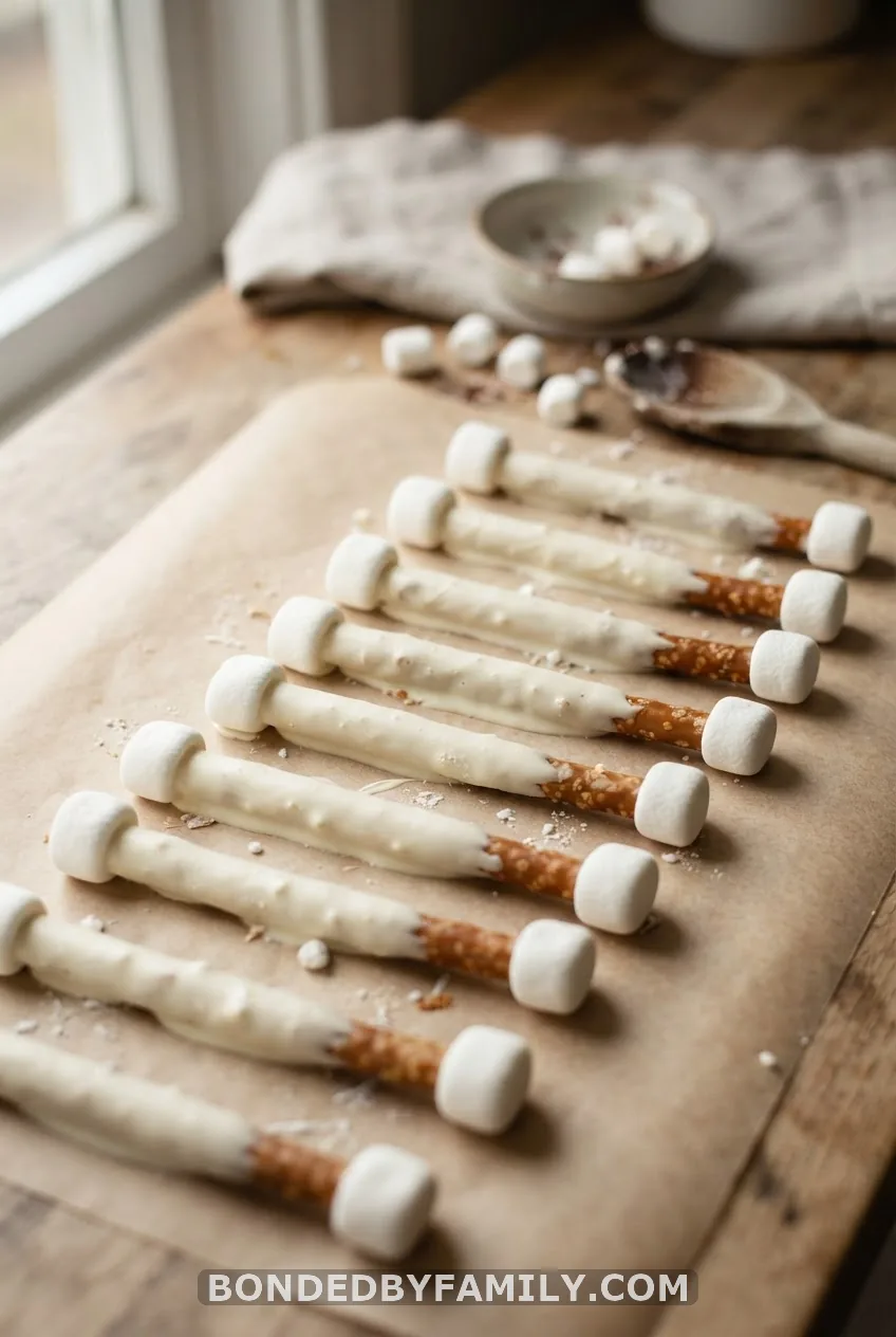 White Chocolate Pretzel Bones