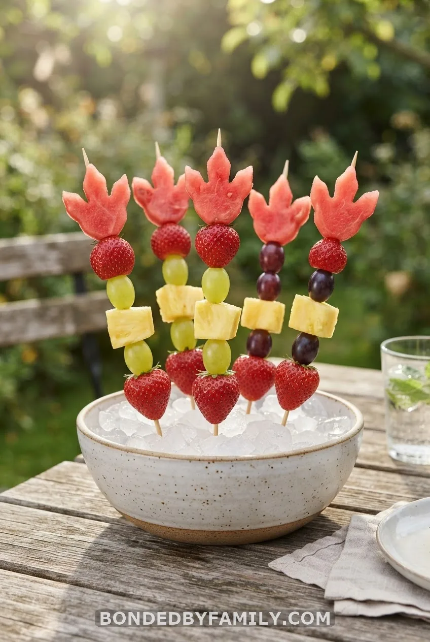 Dinosaur Fruit Skewers