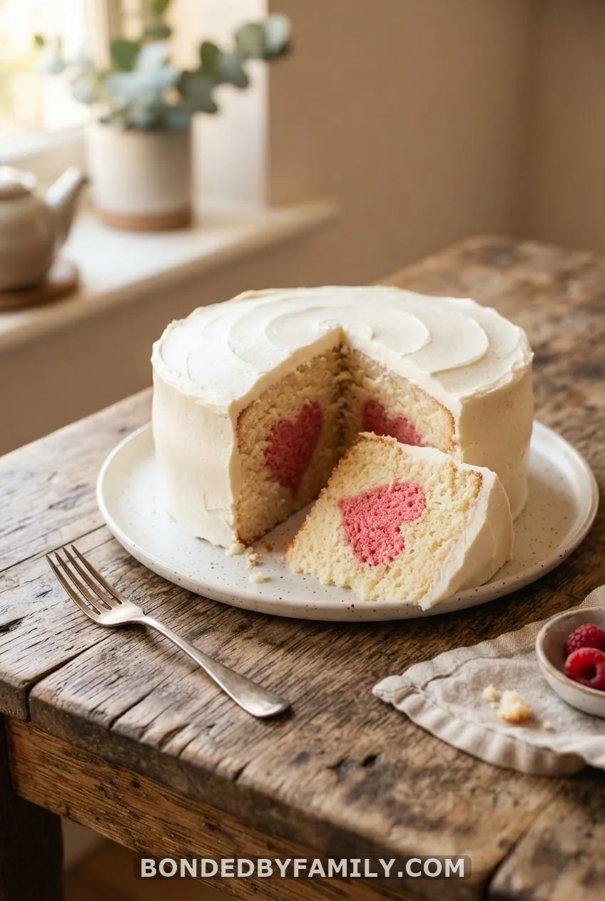 The Heart-Shaped Surprise Cake