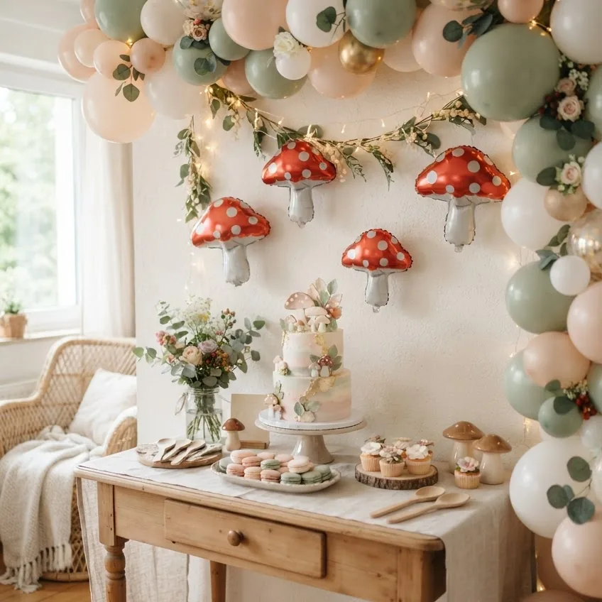 Enchanting Fairy Decor & a Backdrop That Does the Work For You