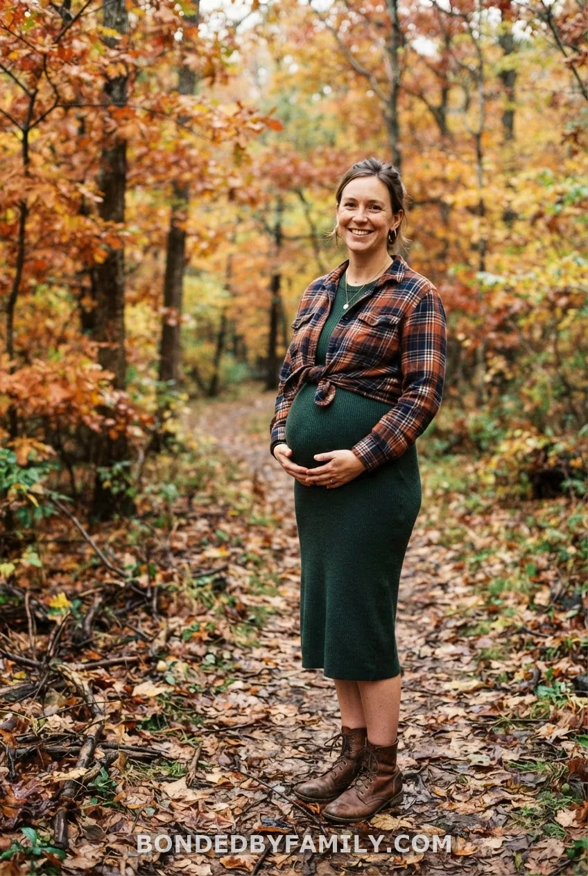 Plaid Layers Look for Chilly Weather