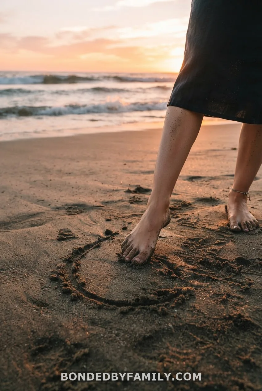 Fall Beach Sunset Announcement