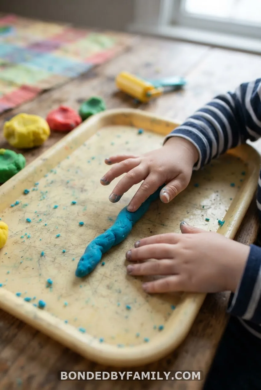 Playdough Roll, Pinch, and Squeeze