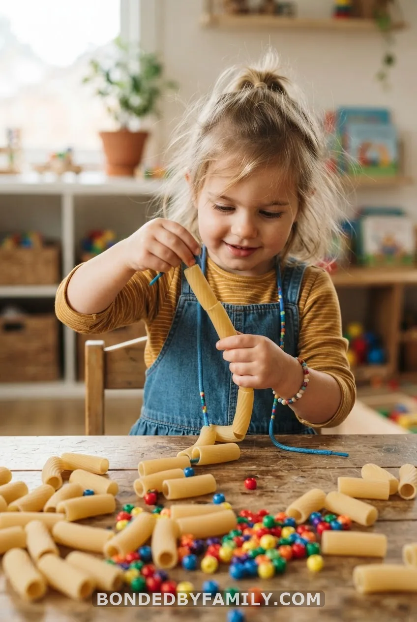 Pasta and Bead Threading