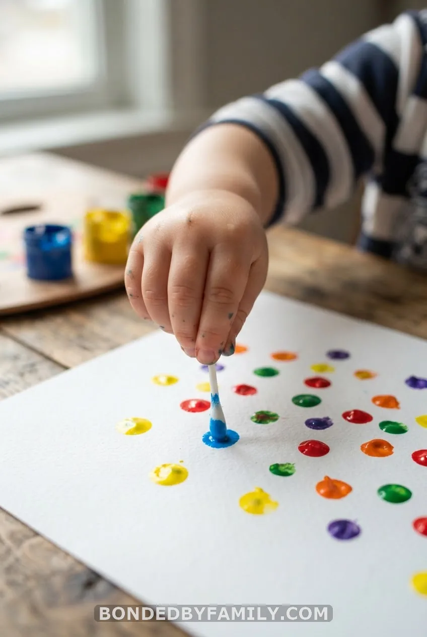 Finger Painting and Dot Making