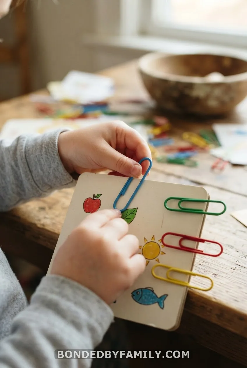 Paper Clip Cardboard Cards