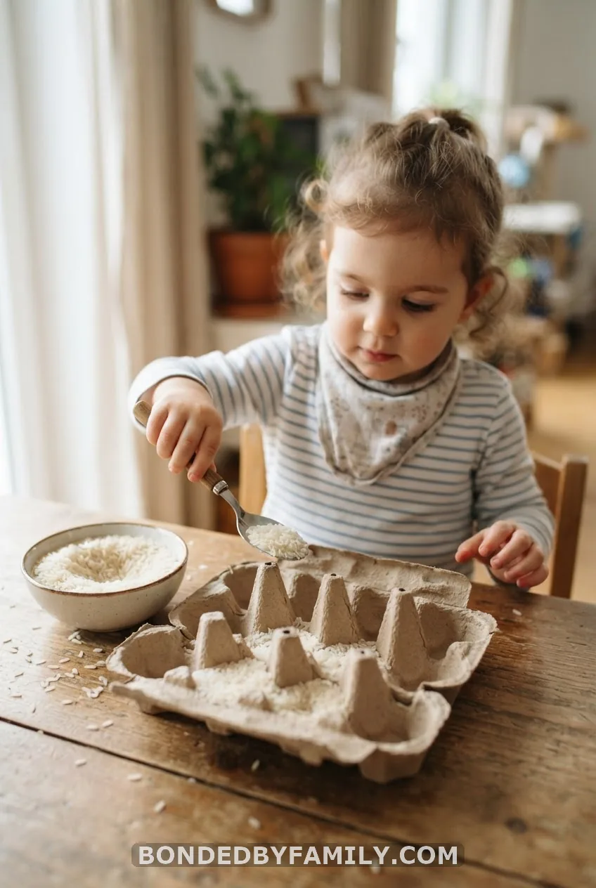 Egg Carton Scoop and Sort