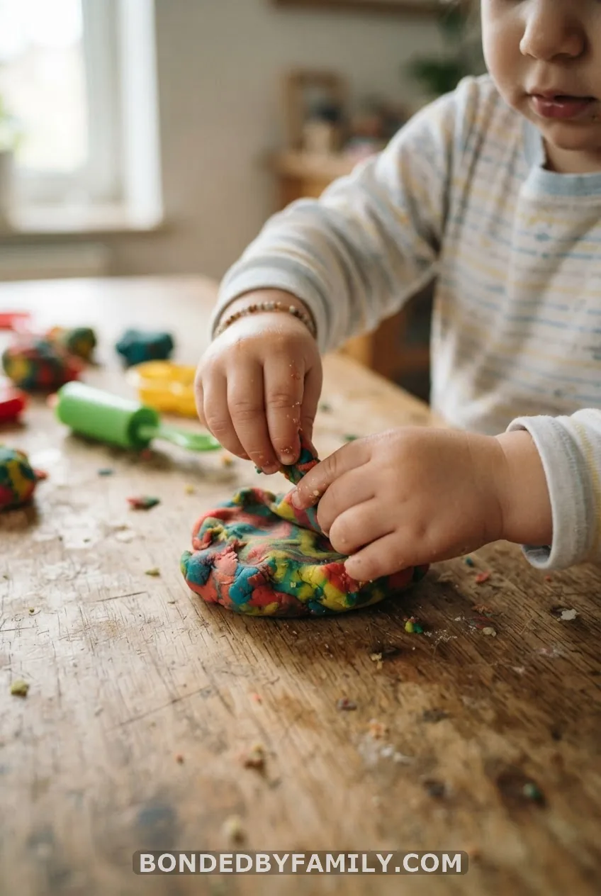 Playdough Pinch, Roll & Squeeze