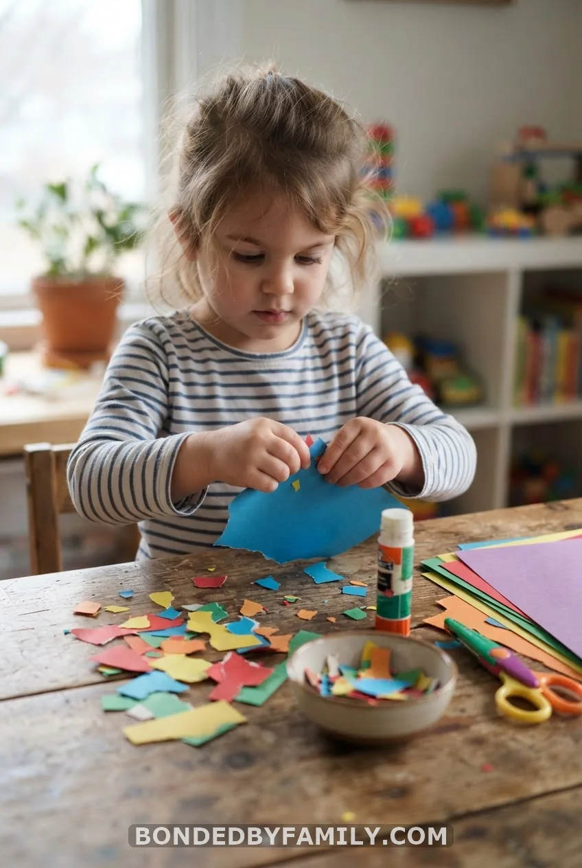 Paper Tearing Mosaic